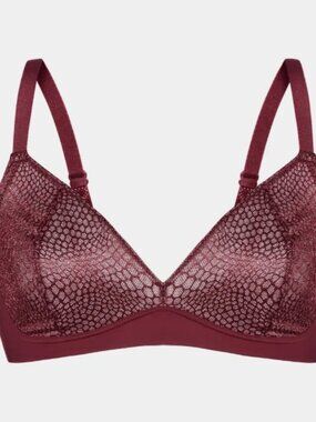 Never Worn KNIX Dark Cherry Lace Bra (32 A, 32B or 32C)